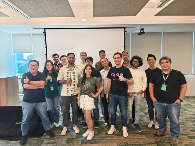 Code with AI corporate workshop at Grab